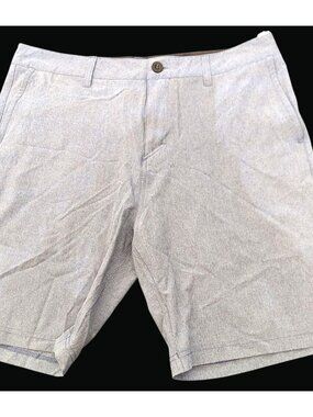 Quiksilver Mens Gray Heather Hybrid Shorts Size 34